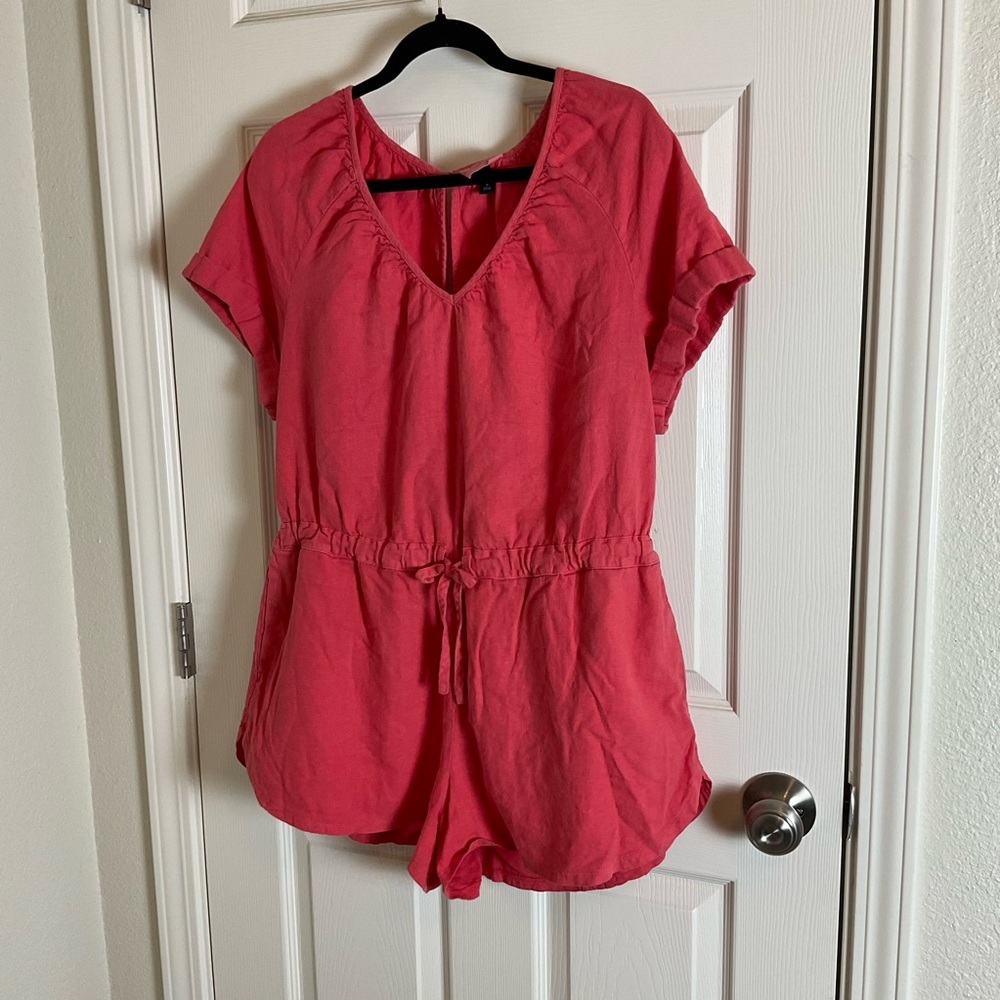 Universal Thread Jumpsuit Linen Blend Womens Size… - image 2